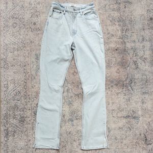 NWOT Abercrombie Curve Love Ultra High Slim Straight Jeans, Tall